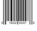 Barcode Image for UPC code 015302000078