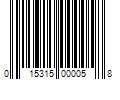 Barcode Image for UPC code 015315000058