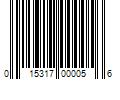 Barcode Image for UPC code 015317000056