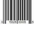 Barcode Image for UPC code 015325000055