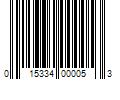 Barcode Image for UPC code 015334000053