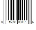 Barcode Image for UPC code 015335000076