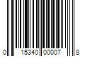 Barcode Image for UPC code 015340000078