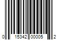 Barcode Image for UPC code 015342000052