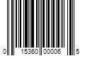 Barcode Image for UPC code 015360000065