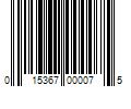 Barcode Image for UPC code 015367000075