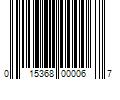 Barcode Image for UPC code 015368000067