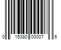 Barcode Image for UPC code 015380000076