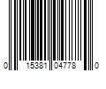 Barcode Image for UPC code 015381047780