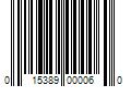 Barcode Image for UPC code 015389000060