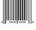 Barcode Image for UPC code 015400000086