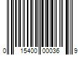 Barcode Image for UPC code 015400000369