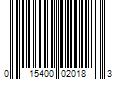 Barcode Image for UPC code 015400020183