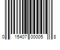 Barcode Image for UPC code 015407000058