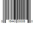 Barcode Image for UPC code 015443000050