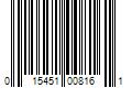 Barcode Image for UPC code 015451008161