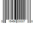 Barcode Image for UPC code 015456000078