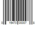 Barcode Image for UPC code 015470000078