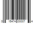 Barcode Image for UPC code 015474000074