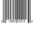 Barcode Image for UPC code 015500000184