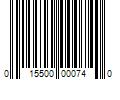 Barcode Image for UPC code 015500000740