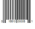 Barcode Image for UPC code 015510000051