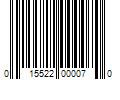 Barcode Image for UPC code 015522000070