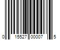 Barcode Image for UPC code 015527000075