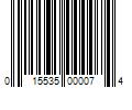 Barcode Image for UPC code 015535000074