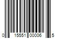 Barcode Image for UPC code 015551000065