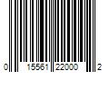 Barcode Image for UPC code 015561220002. Product Name: Exo Terra Exo-Terra Heat Wave Rock Small - 5 Watt - (6L x 4W)