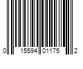 Barcode Image for UPC code 015594011752. Product Name: Biofilm Inc Astroglide X Gel  Premium Silicone Gel Personal Lubricant  Waterproof Lube  3 oz