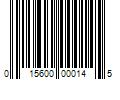 Barcode Image for UPC code 015600000145