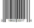 Barcode Image for UPC code 015600000176