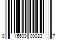 Barcode Image for UPC code 015600000237