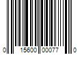 Barcode Image for UPC code 015600000770