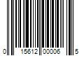 Barcode Image for UPC code 015612000065