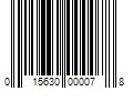 Barcode Image for UPC code 015630000078