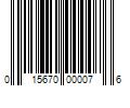 Barcode Image for UPC code 015670000076