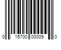 Barcode Image for UPC code 015700000090