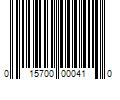 Barcode Image for UPC code 015700000410