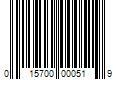 Barcode Image for UPC code 015700000519