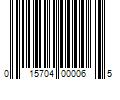 Barcode Image for UPC code 015704000065