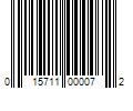 Barcode Image for UPC code 015711000072