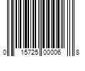 Barcode Image for UPC code 015725000068