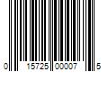 Barcode Image for UPC code 015725000075