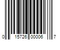 Barcode Image for UPC code 015726000067