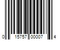 Barcode Image for UPC code 015757000074