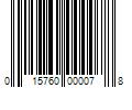 Barcode Image for UPC code 015760000078