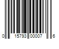 Barcode Image for UPC code 015793000076